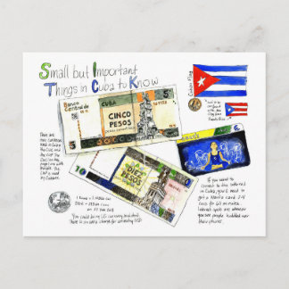Notes on Cuba Postcard