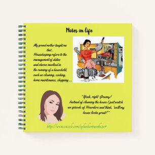 "Notes On Life Spiral Notebook" Notebook