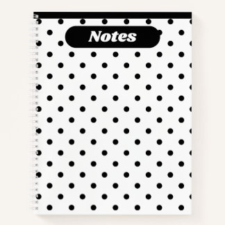 Notes - Polka Dots - Softcover Notebook