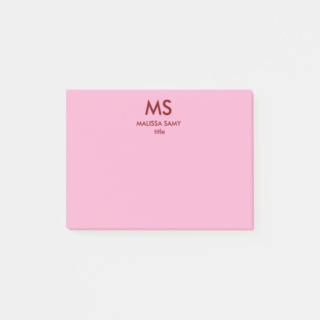 Notes post-it (Devant)