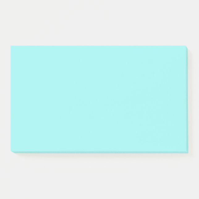 Notes Post-it bleu clair Aqua (Devant)