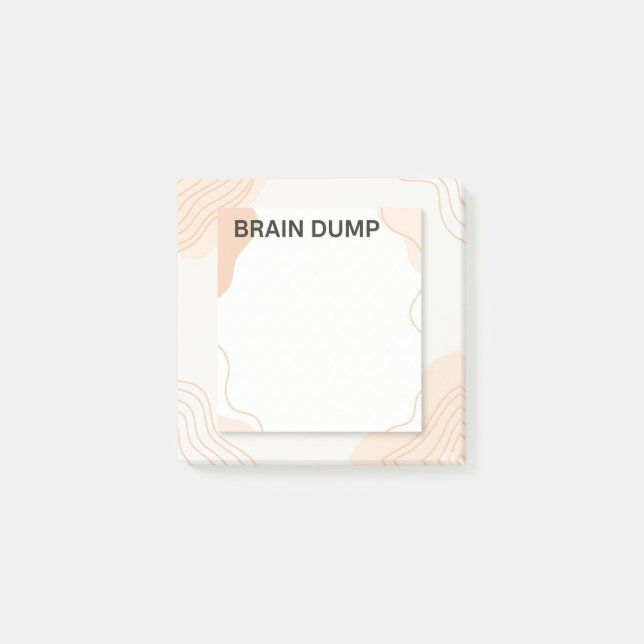 Notes post-it® "Brain Dump" (Devant)