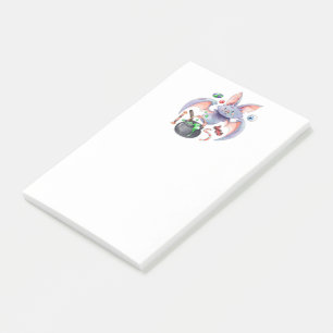 Notes post-it de chaume d'Halloween