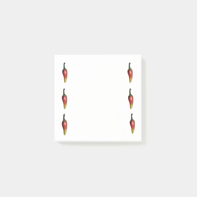 Notes post-it de chili Peppers Art (Devant)