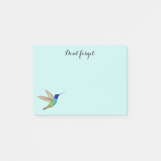 Notes post-it de colibri