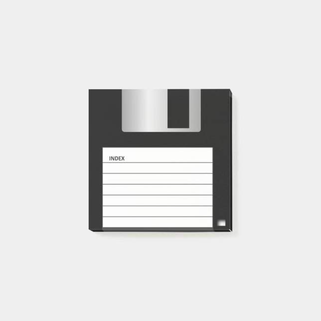 Notes post-it de disquette classique (Devant)