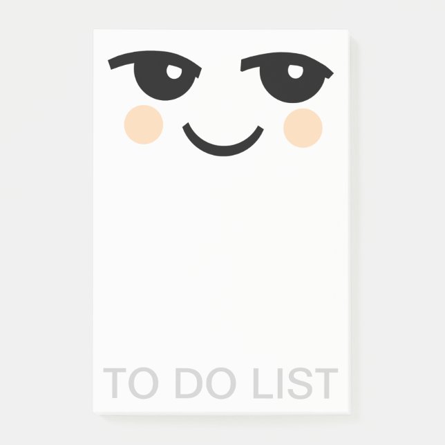 NOTES POST-IT DE FACE CUTE NOTEPAD (Devant)