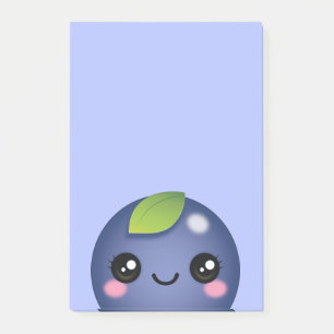 Notes post-it de Kawaii Blueberry