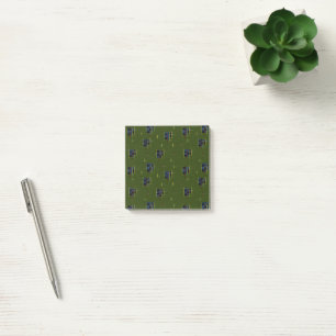 Notes post-it de la branche d'olivier
