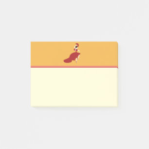 Notes post-it de la danseuse flamenco