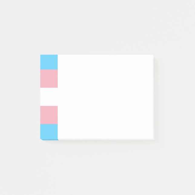 Notes post-it de la fierté transgenre (Devant)