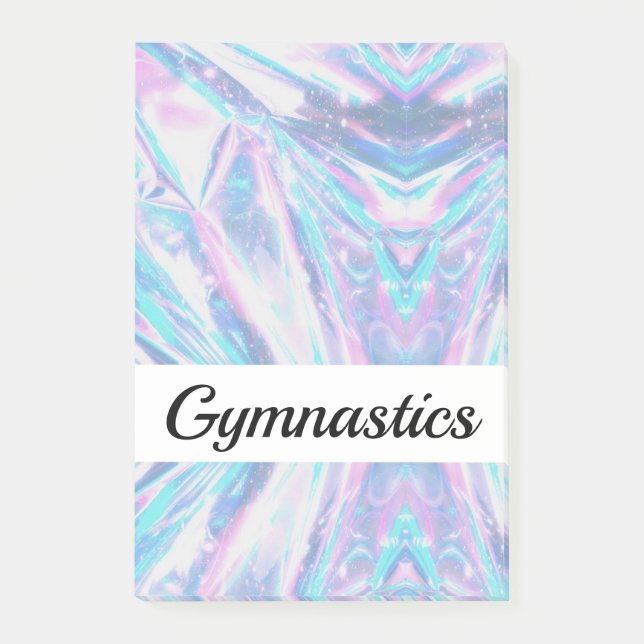 Notes post-it de la gymnastique (Devant)