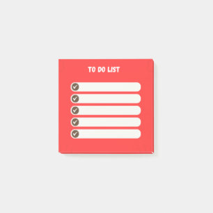 Notes post-it de la liste des tâches efficaces (en