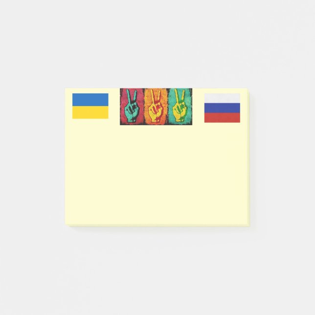 Notes post-it de la paix (Devant)
