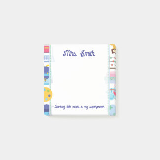 Notes post-it de l'enseignant