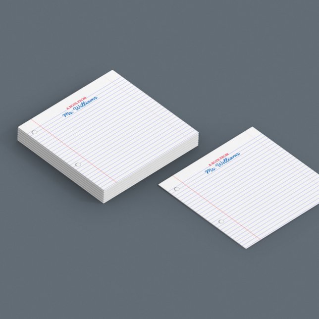 Notes post-it de l'enseignant de la recherche en p (Créateur téléchargé)