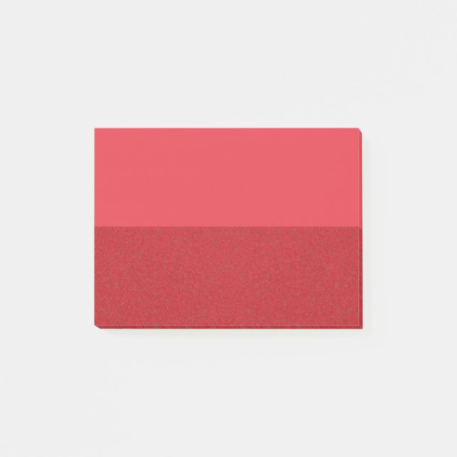 Notes post-it® de tomate rouge à deux tons (Devant)