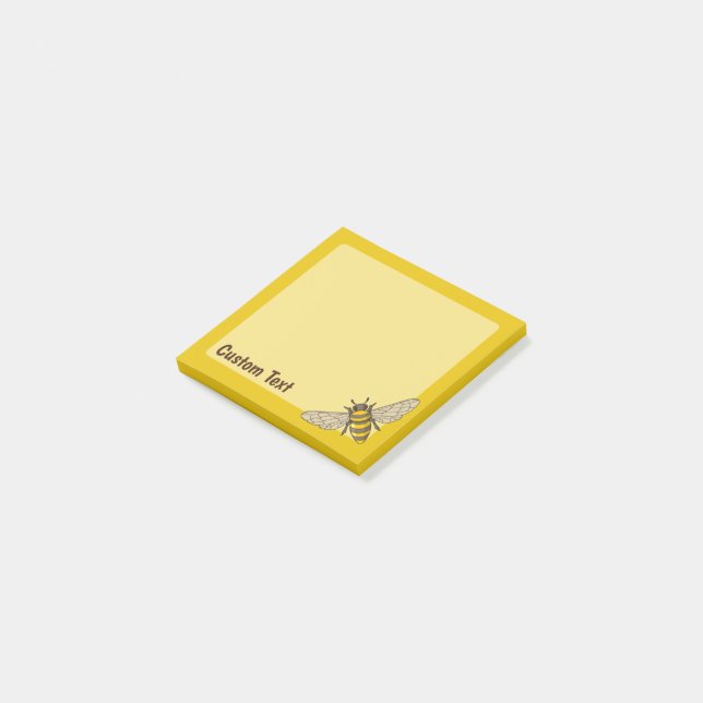 Notes post-it des abeilles (Incliné)