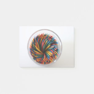 Notes post-it® des cure-dents colorés