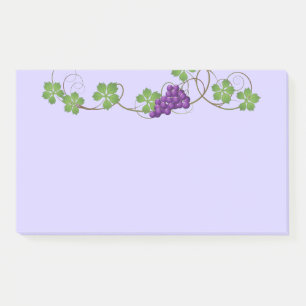 Notes post-it des raisins