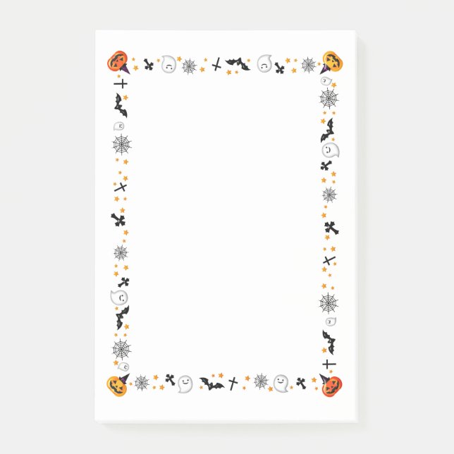 Notes post-it d'Halloween (Devant)