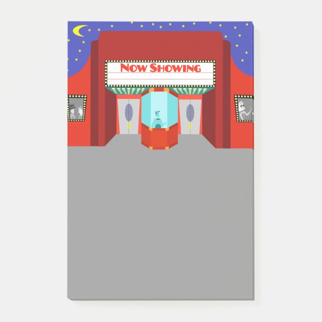Notes post-it du cinéma rétro (Devant)