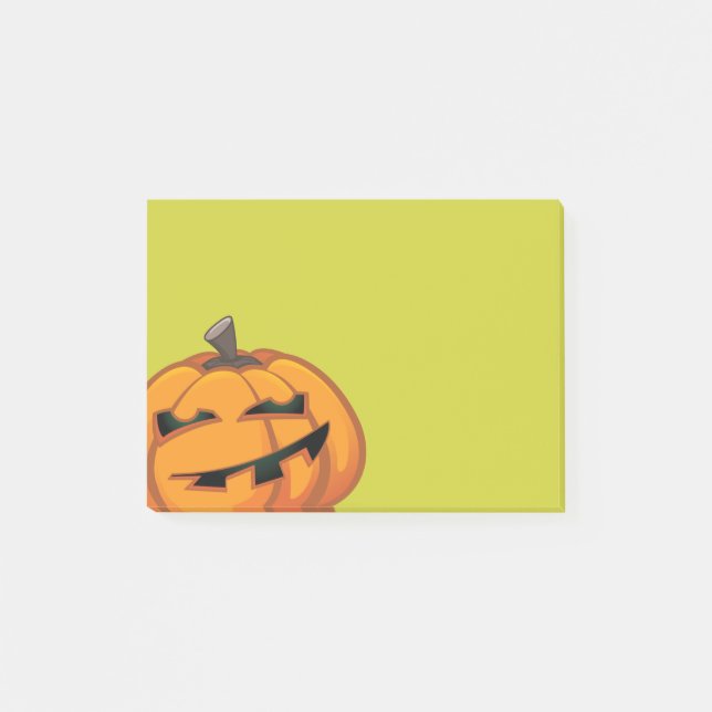 Notes post-it® du Citrouille d'Halloween Grinning (Devant)