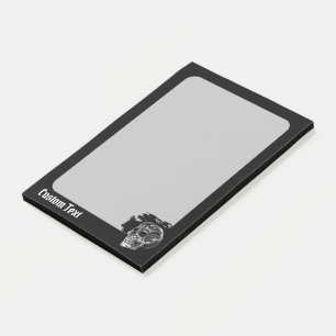 Notes post-it du crâne