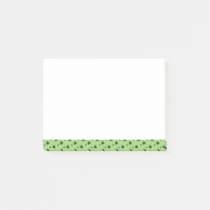 Notes post-it du Motif shamrock