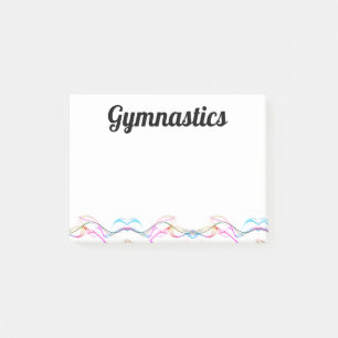 Notes post-it - Gymnastique 4" x 3"