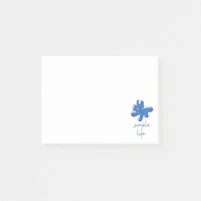 Notes Post-It Minimalisme Vie Simple (Devant)