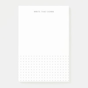 Notes post-it modernes en gris blanc