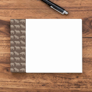 Notes Post-It motif capybara