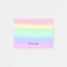 Notes post-it Pastel Ombre Rainbow Post-It