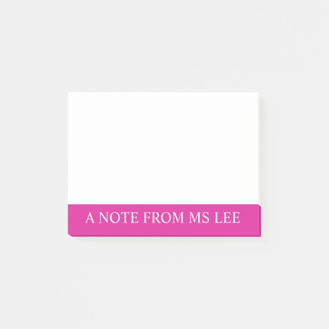Notes post-it personnalisées (Devant)