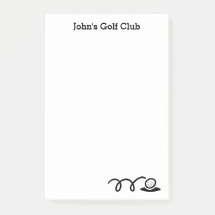 Notes Post-it® personnalisées pour club de golf