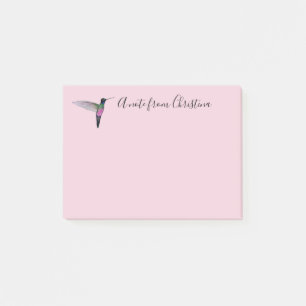 Notes post-it personnalisées pour les colibris