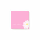 Notes Post-it® personnalisées Rose avec fleur marg