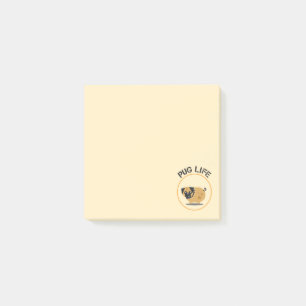 Notes post-it® pour la vie du chien carlin