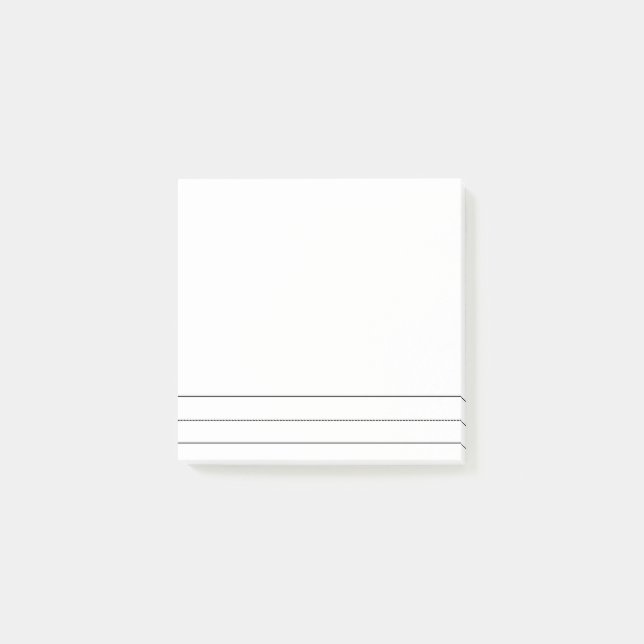 Notes post-it primaires de 5/8 po (Devant)