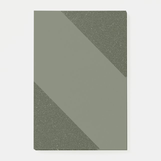 Notes post-it texturées Moss Green (Devant)