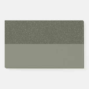 Notes post-it texturées vertes de mousse (personna