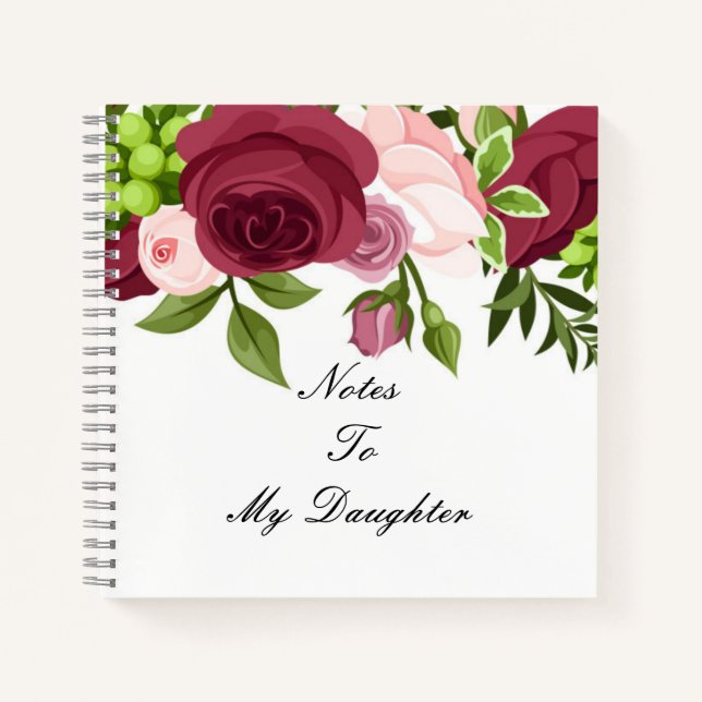 NOTES TO MY DAUGHTER NOTEBOOK (Front)