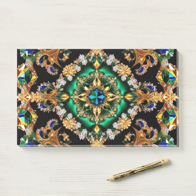 Notes with Brazilian Colours (On Desk)