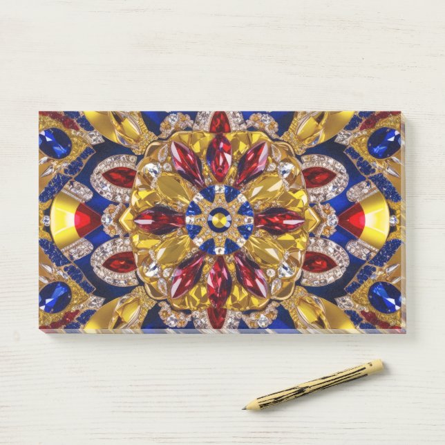 Notes with Colombia Colours (On Desk)