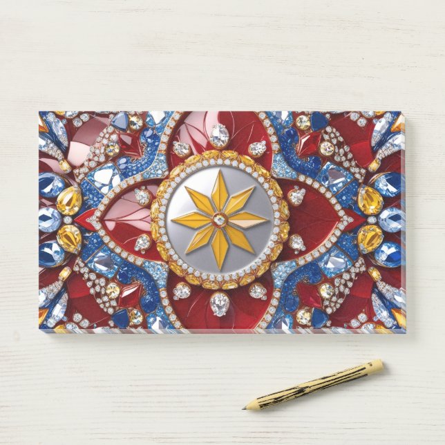 Notes with Colombian Colours (On Desk)