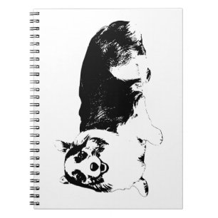 Notes With Corgi Serenity Notebook