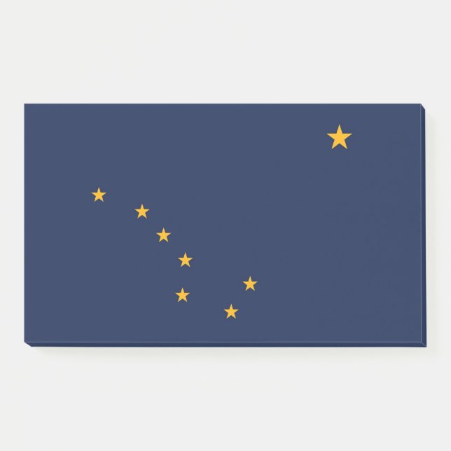 Notes with flag of Alaska, USA (Front)