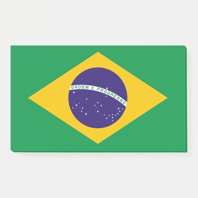 Notes with flag of Brazil (Front)
