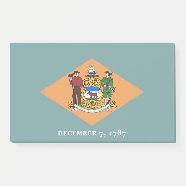 Notes with flag of Delaware, USA (Front)